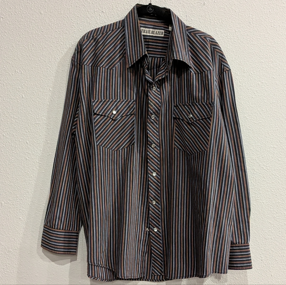 Long Sleeve Casual Button Down Shirt Sz XL
